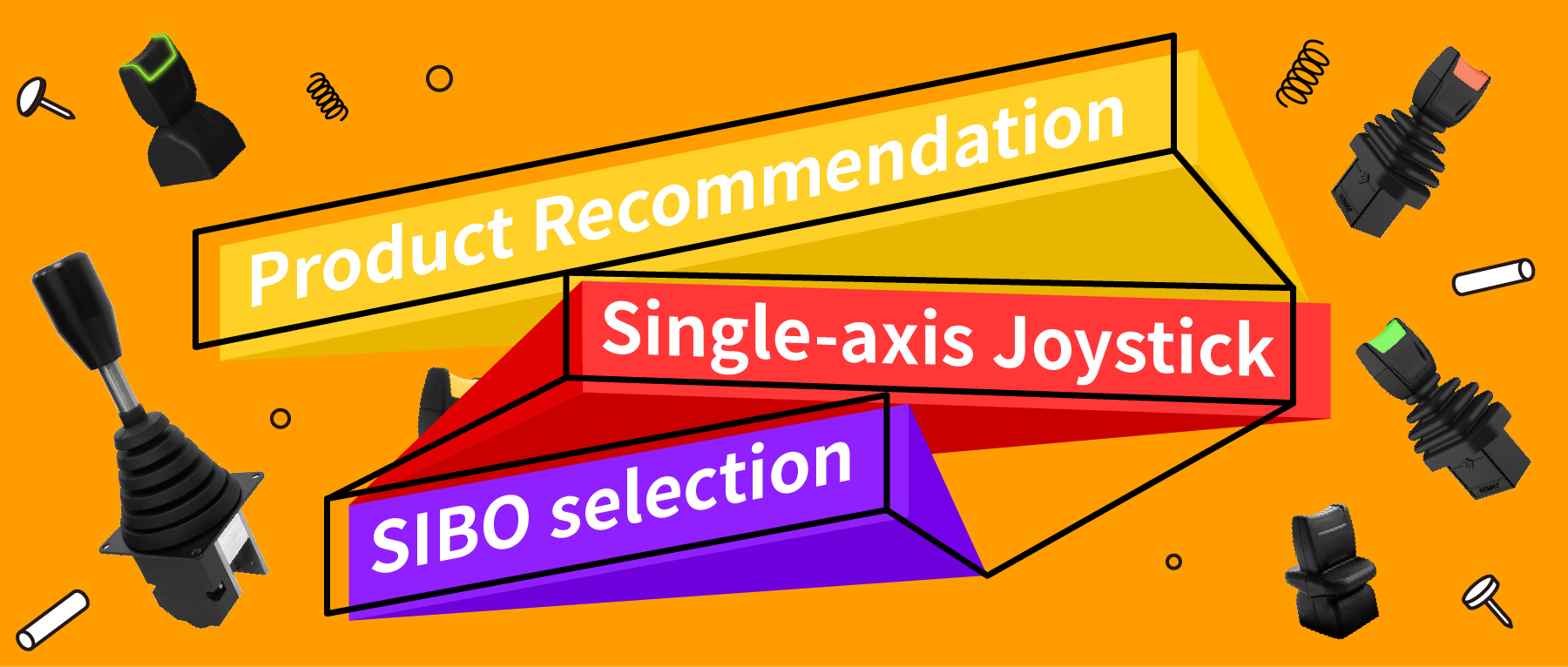Four single-axis joysticks recommendations: High Flexibility vs. High Strength, there's always one that suits you!
